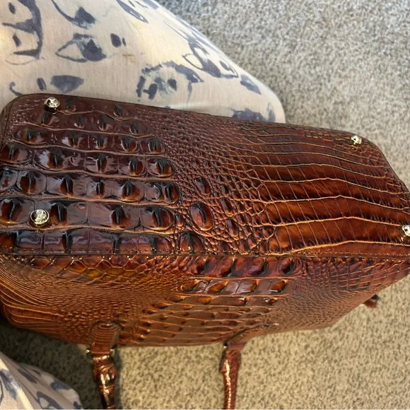 Brahmin Duxbury pecan satchel EUC - Picture 7 of 16